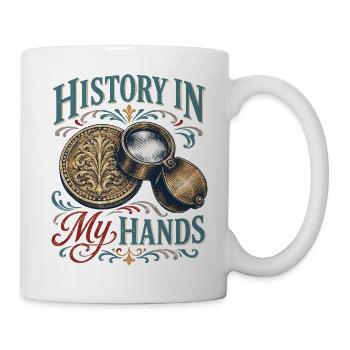 Münzsammeln Numismatiker Numismatik Münzsammler - Tasse - Weiß - Rechts