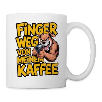 Mein Kaffee - Tasse - Weiß - Rechts