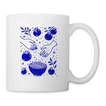 Lo Dolce Kitchen! - Tasse - Weiß - Rechts