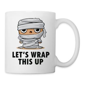 Mumie Cartoon Wrap This Up - Tasse - Weiß - Rechts