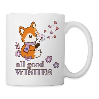 all good wishes - Tasse - Weiß - Rechts