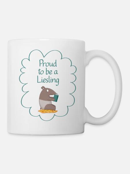 Proud to be a Liesling! Tapir-Edition - Tasse - Weiß