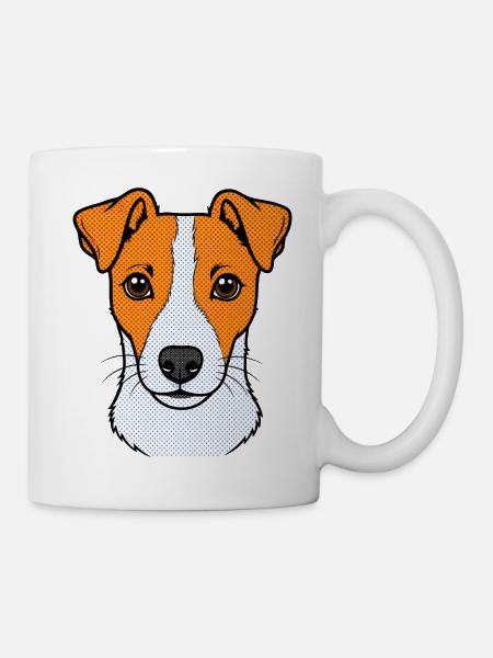 Jacky Hund - Tasse - Weiß