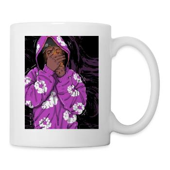 Purple Cloud Hoodie Hush - Tasse - Weiß - Rechts
