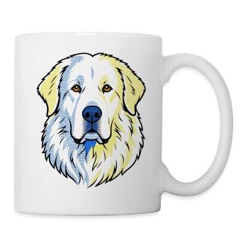 Pyrenäenberghund - Tasse - Weiß - Rechts