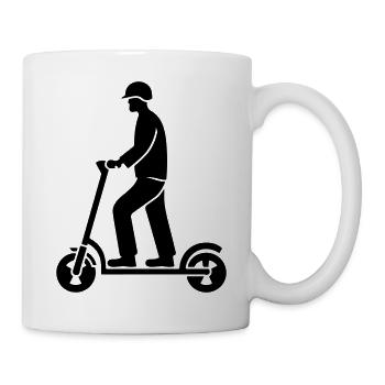 Scooter  - Tasse - Weiß - Rechts
