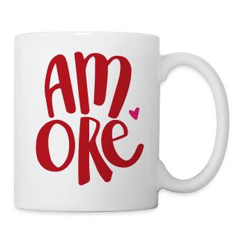 amore - Tasse - Weiß - Rechts