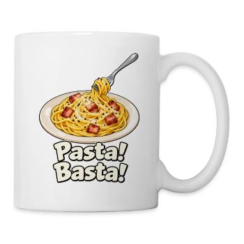 Pasta! Basta! - Tasse - Weiß - Rechts