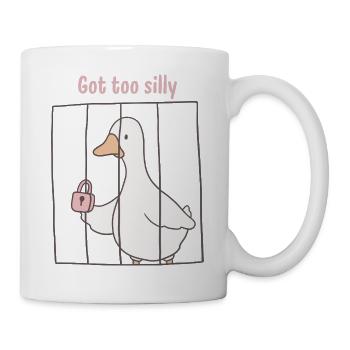 Duck Behind Bars wurde zu albern - Tasse - Weiß - Rechts
