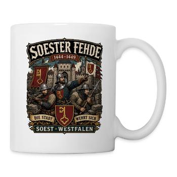  Mittelalter SOEST Westfalen historische Soester - Tasse - Weiß - Rechts