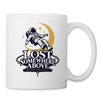 Irgendwo oben verloren - Tasse - Weiß - Rechts