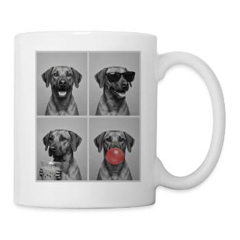 Hunde Rhodesian Ridgeback Hund - Tasse - Weiß - Rechts