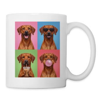 Hunde Rhodesian Ridgeback Hund - Tasse - Weiß - Rechts