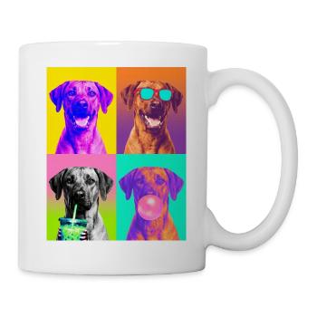 Hunde Rhodesian Ridgeback Hund - Tasse - Weiß - Rechts