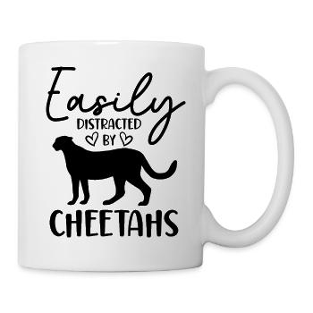 Gepard Humor Spruch - Tasse - Weiß - Rechts
