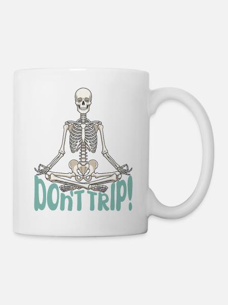 Dont Trip Skeleton Gaming Leonida - Tasse - Weiß