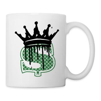 Bargeld ist König - Tasse - Weiß - Rechts