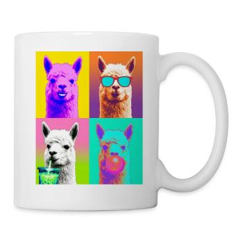 Alpakas Alpaka - Tasse - Weiß - Rechts
