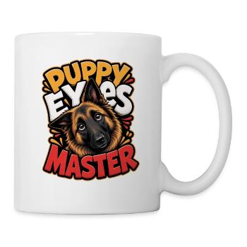 Belgischer Schäferhund - Tasse - Weiß - Rechts