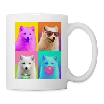 Polarfüchse Polarfuchs - Tasse - Weiß - Rechts