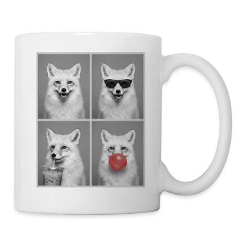 Polarfüchse Polarfuchs - Tasse - Weiß - Rechts