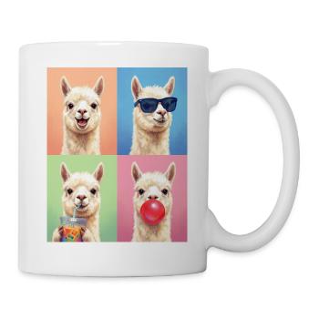 Alpakas Alpaka - Tasse - Weiß - Rechts