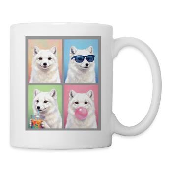 Polarfüchse Polarfuchs - Tasse - Weiß - Rechts