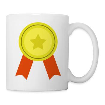 Medaille - Tasse - Weiß - Rechts