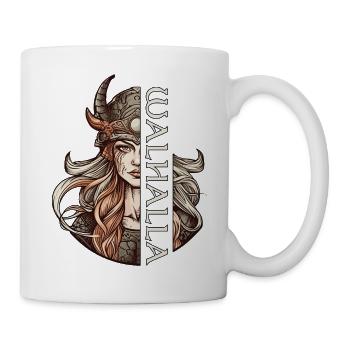 Walküre Walhalla nordische Mythologie Wikinger - Tasse - Weiß - Rechts