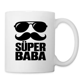 Süper Baba Babaları günü hediyesi Vatertag  - Tasse - Weiß - Rechts