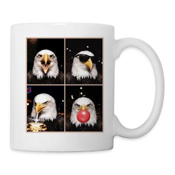 Eagle Adler - Tasse - Weiß - Rechts