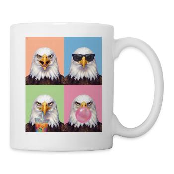 Eagle Adler - Tasse - Weiß - Rechts