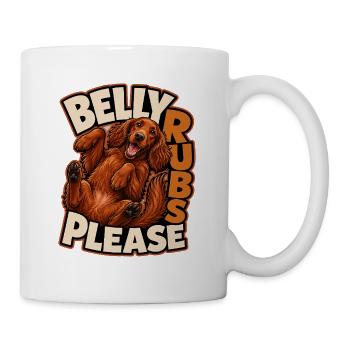 Irischer Zuspieler - Tasse - Weiß - Rechts