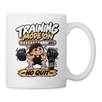 Trainingsmodus an - Tasse - Weiß - Rechts