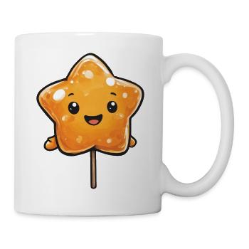 Kawaii Stern-Lutscher - Tasse - Weiß - Rechts