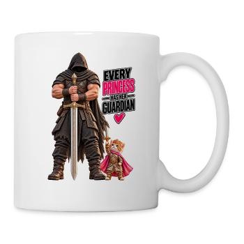 Knight Kitten Wächter - Tasse - Weiß - Rechts