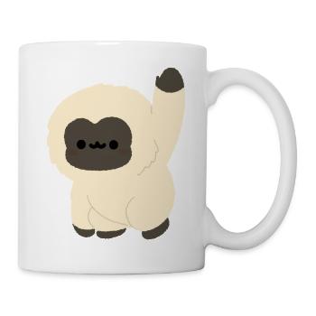 Kawaii Gibbon - Tasse - Weiß - Rechts