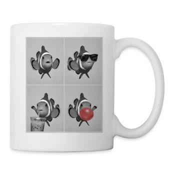 Clownfische Clownfisch - Tasse - Weiß - Rechts