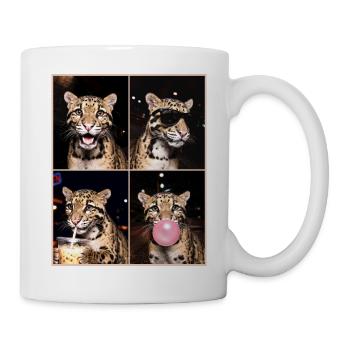 Nebelparder Clouded Leopard - Tasse - Weiß - Rechts