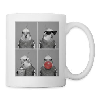 Nymphensittiche Nymphensittich - Tasse - Weiß - Rechts