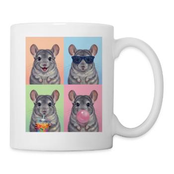 Chinchillas Chinchilla - Tasse - Weiß - Rechts