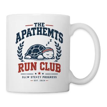 Run Club Schildkröte Motiv - Tasse - Weiß - Rechts