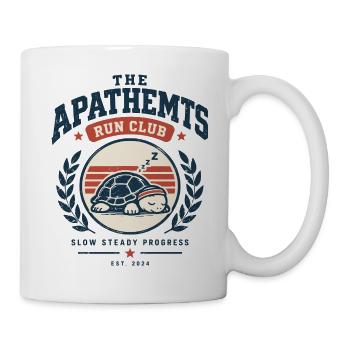 Apathetics Run Club Schlafende Schildkröte - Tasse - Weiß - Rechts