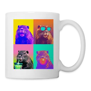 Nutrias Nutria - Tasse - Weiß - Rechts