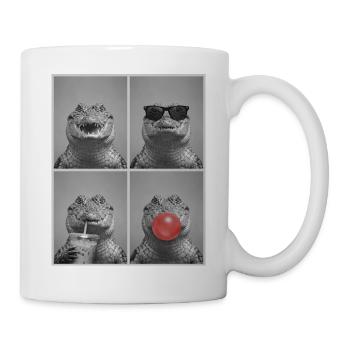 Krokodile Krokodil - Tasse - Weiß - Rechts