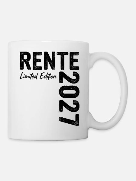 Rente 2027 Limited Edition Ruhestand - Tasse - Weiß