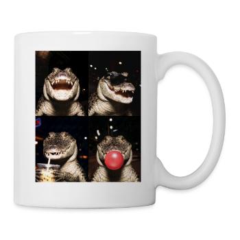 Krokodile Krokodil - Tasse - Weiß - Rechts