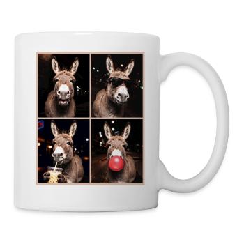 Donkey Esel - Tasse - Weiß - Rechts