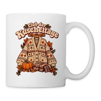 Club der Kuscheltage - Tasse - Weiß - Rechts