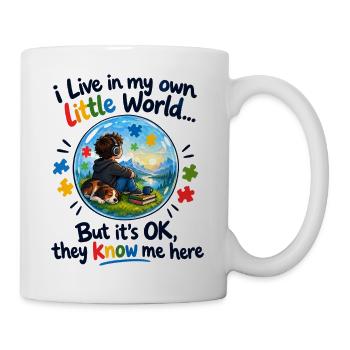 Eigene Kleine Welt - Tasse - Weiß - Rechts